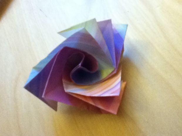 Easy Origami Rose Easy Origami Rose