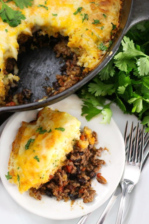 One Pot Mexican Skillet Bake One Pot Mexican Skillet Bake
