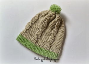 Not Your Basic Crochet Cable Stitch Hat