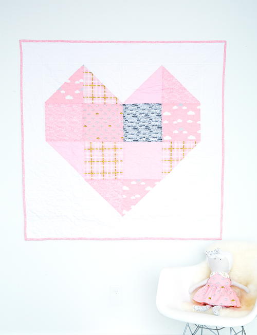 Little Heartbeat Baby Quilt Pattern Little Heartbeat Baby Quilt Pattern