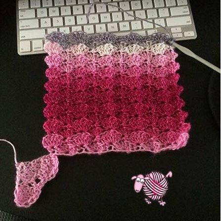 Fun and Sparkly Crochet Scarf Fun and Sparkly Crochet Scarf