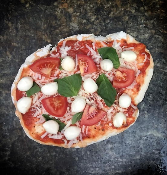 Stone Cooked Margherita Pizza Stone Cooked Margherita Pizza