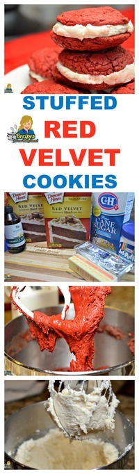 Stuffed Red Velvet Cookies Stuffed Red Velvet Cookies
