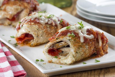 Pizza-Stuffed Chicken