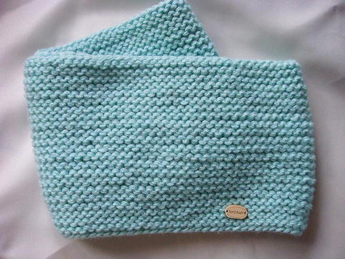Ocean Top Knitted Baby Cowl Ocean Top Knitted Baby Cowl
