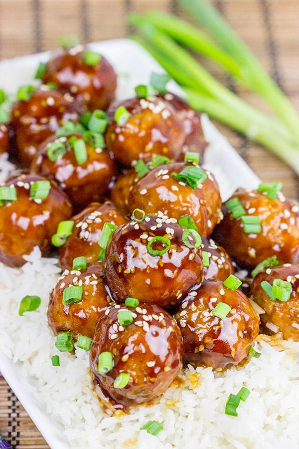 Easy Teriyaki Glazed Meatballs