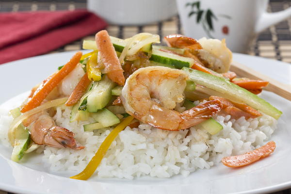 Thai Shrimp Stir-Fry