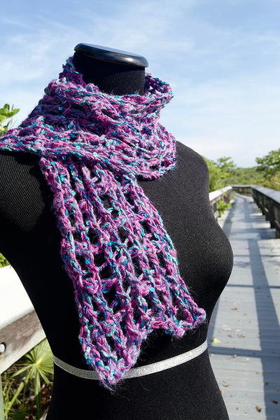 Be So Wild Tunisian Scarf Be So Wild Tunisian Scarf