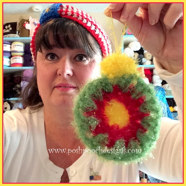 Sparkle Scrubby Christmas Ornament Sparkle Scrubby Christmas Ornament