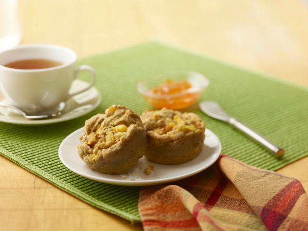 Peach Mango Muffins Peach Mango Muffins