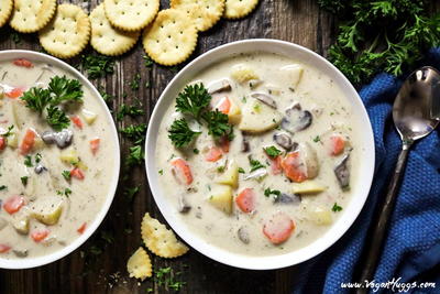 New England Vegan Clam Chowder New England Vegan Clam Chowder