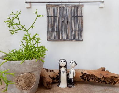 Make Your own Miniature Barn Doors to Hide Wall Plugs