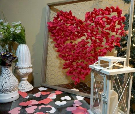 Chicken Wire Heart Decor Chicken Wire Heart Decor