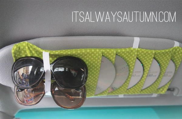 Car Visor DIY Organizer Car Visor DIY Organizer