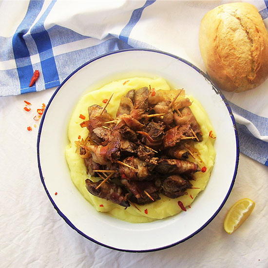 Bacon Wrapped Chicken Liver Bacon Wrapped Chicken Liver