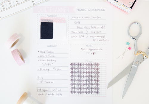 Free Quilt Planner Printable Free Quilt Planner Printable