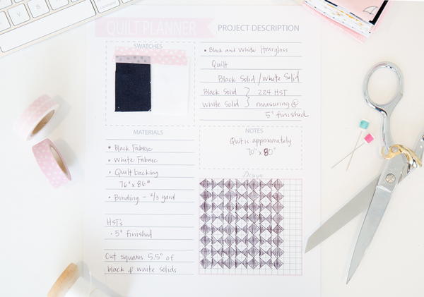 Free Quilt Planner Printable Free Quilt Planner Printable