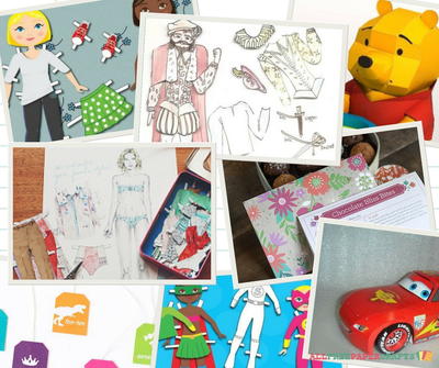 29 Free Printable Paper Dolls and Other Printable Paper Crafts