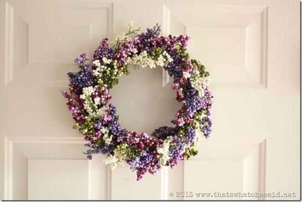 Simple Berry DIY Spring Wreath Simple Berry DIY Spring Wreath