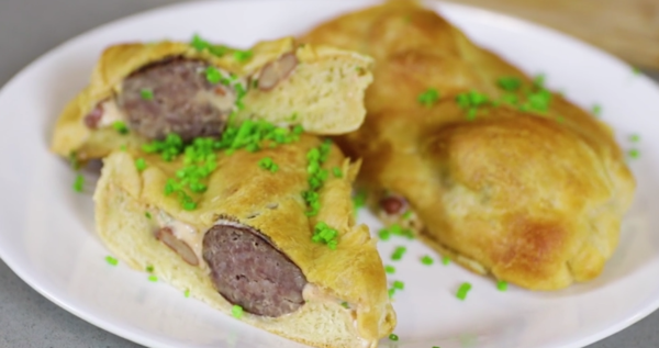 Game Day Cream Cheese Chili Brat Bake Game Day Cream Cheese Chili Brat Bake