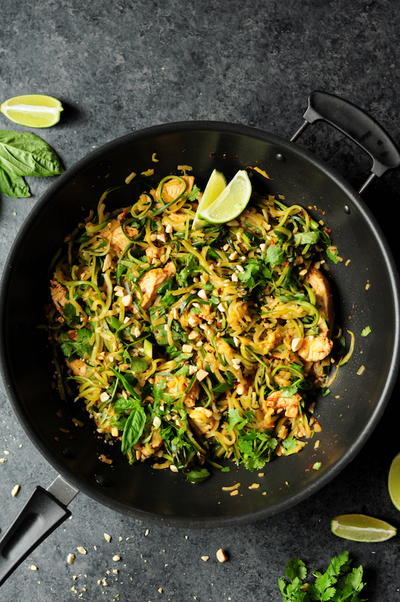 Spicy Chicken Zucchini Noodles Recipe Spicy Chicken Zucchini Noodles Recipe