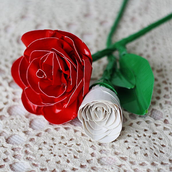 Realistic Duct Tape DIY Rose Realistic Duct Tape DIY Rose