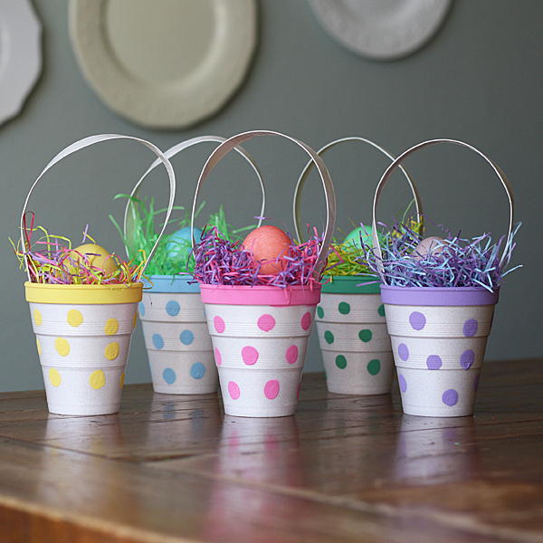 Polka Dot Easter Treat Cup Craft Polka Dot Easter Treat Cup Craft