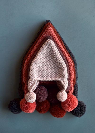 Tunisian Crochet Pointy Pompom Hat Tunisian Crochet Pointy Pompom Hat