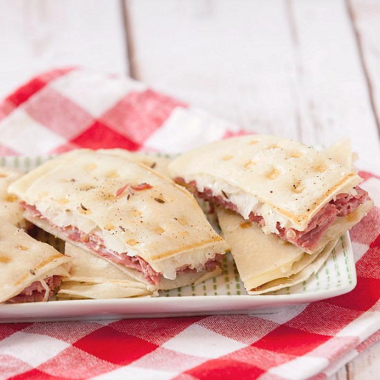 Reuben Tortilla Panini Strips Reuben Tortilla Panini Strips