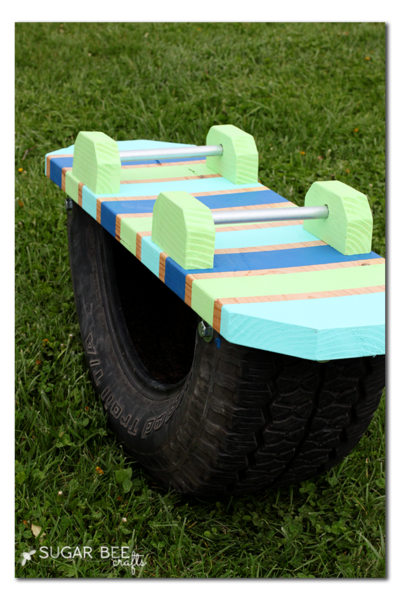 Earth Day Tire Teeter Totter Earth Day Tire Teeter Totter