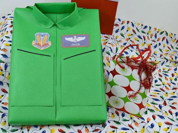 Air Force Flight Suit Gift Wrapping Air Force Flight Suit Gift Wrapping
