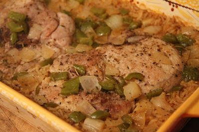 Southern Pork Chop and Rice Casserole Southern Pork Chop and Rice Casserole