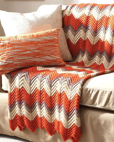 Zig Zag Ripple Afghan