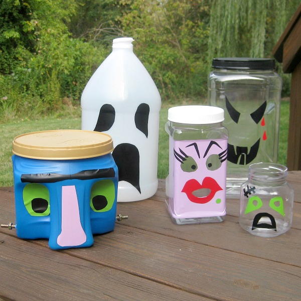 Repurposed Halloween Luminaries Repurposed Halloween Luminaries