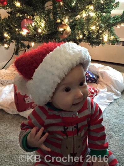 Infant/Toddler Santa Hat 