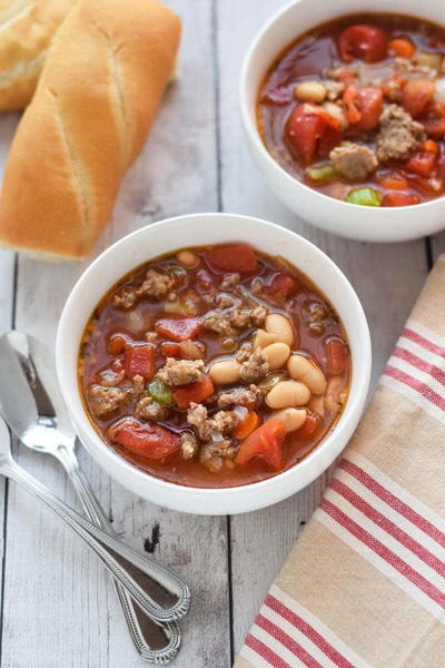 Sausage and Bean Soup Sausage and Bean Soup