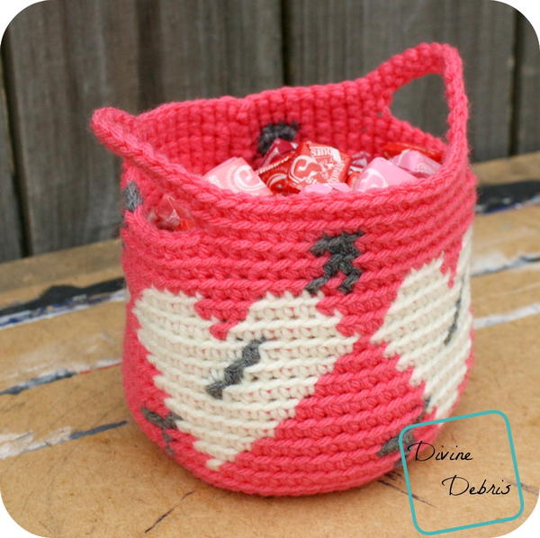 Valentines Day Heart Basket Valentine’s Day Heart Basket
