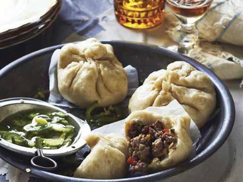 Steamed Cuban Beef Buns Steamed Cuban Beef Buns