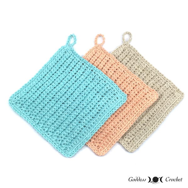 Easy Ribbed Dishcloth Easy Ribbed Dishcloth