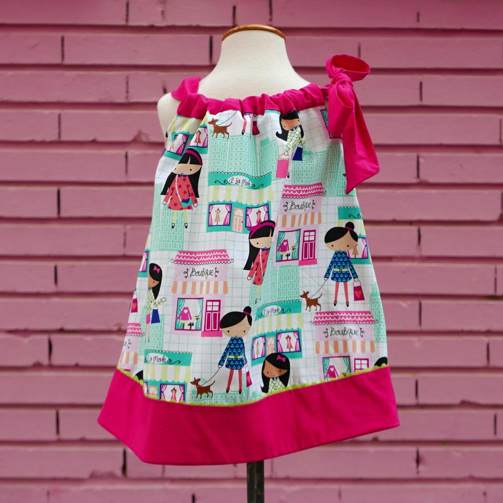 Girls Pillowcase Dress PDF Pattern 1 6 yrs