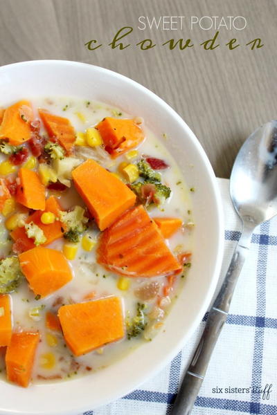 Slow Cooker Sweet Potato Chowder Slow Cooker Sweet Potato Chowder