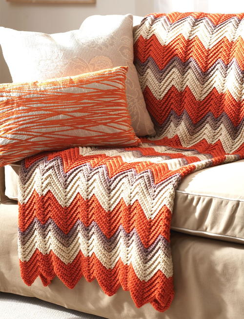 Zig Zag Classic Ripple Afghan