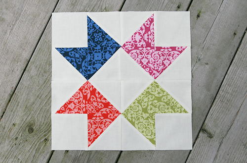 Ribbon Star Quilt Block Ribbon Star Quilt Block