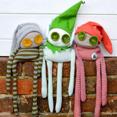 Cute Christmas Elf on Shelf Plush