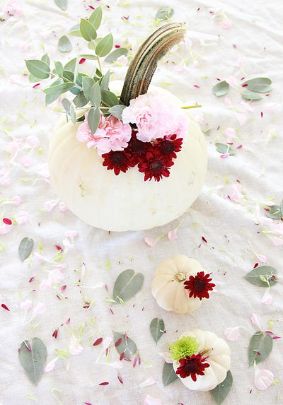 DIY Floral Eucalyptus Pumpkins DIY Floral Eucalyptus Pumpkins