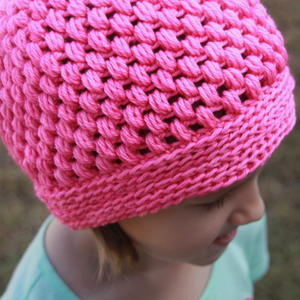 Perfectly Pink Puff Hat