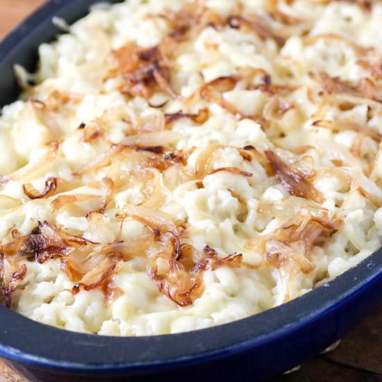 Cheese Spaetzle Recipe (Kaesespaetzle)