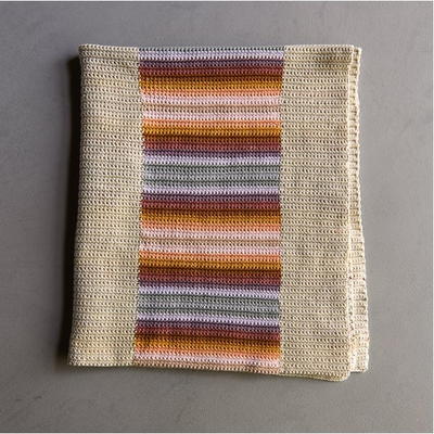 Stacked Coins Single Crochet Blanket