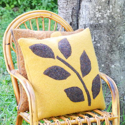 Upcycled Pillows from Felted Sweaters