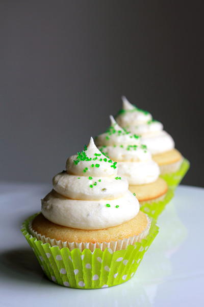 Festive Margarita Lime Cupcakes